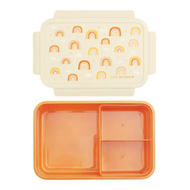 Little Lovely Company Bento lunch box: Rainbows