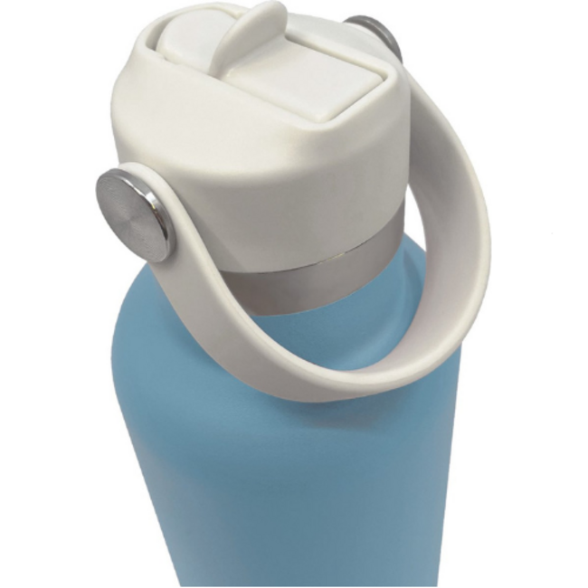 Smikkels RVS Thermos drinkfles 350ml - Blauw