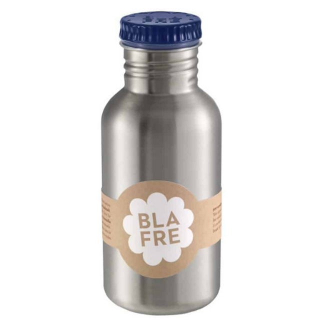 Blafre stainless steel bottle 500ml navy
