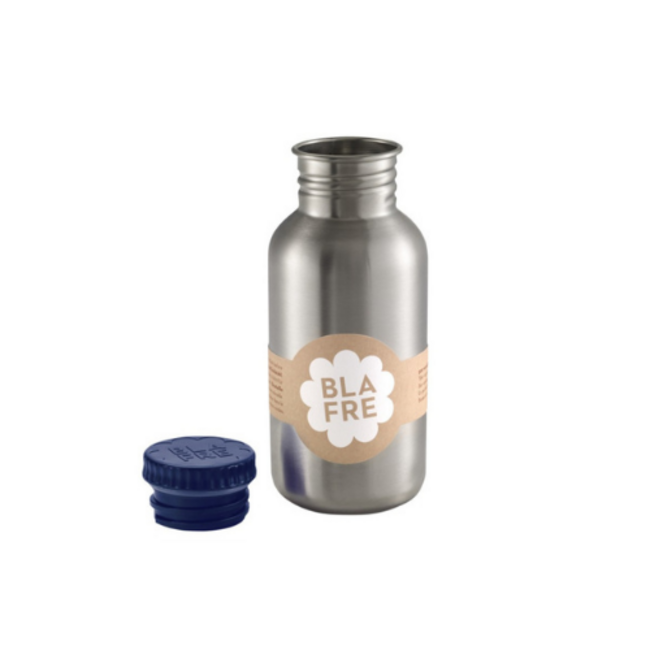 Blafre stainless steel bottle 500ml navy