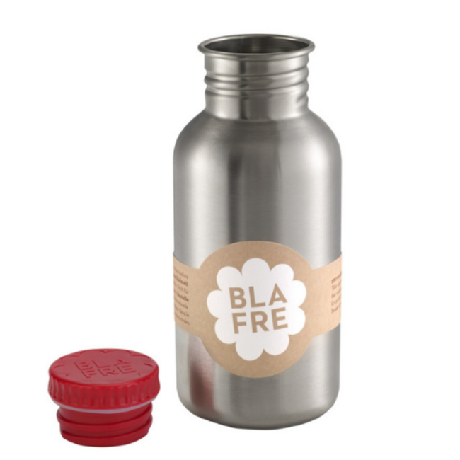 Blafre stainless steel bottle 500ml red