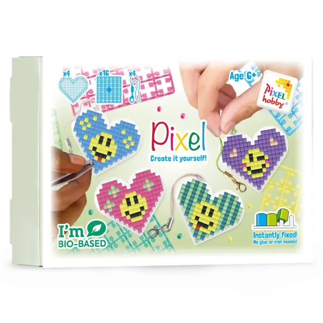 Pixelhobby Pixelhobby, Hartjes Thema Box - Smileys