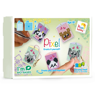 Pixelhobby Medaillon Thema Box - Kawaii Wilde dieren