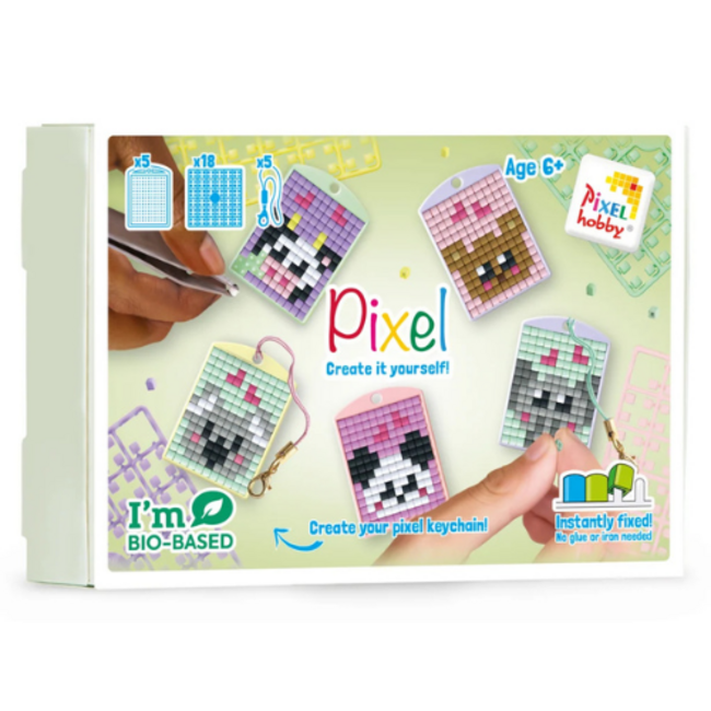Pixelhobby Medaillon Thema Box - Kawaii Wilde dieren