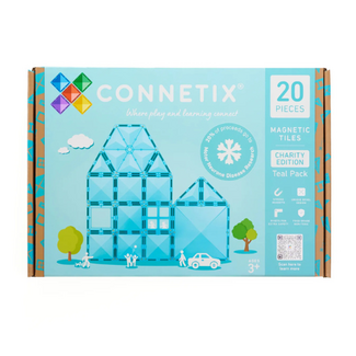 Connetix Charity Teel, Blauwe tegels (20 stuks)