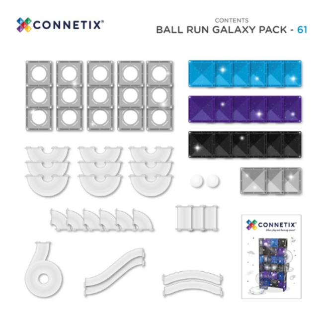 Connetix Knikkerbaan ruimte set (61 pc)