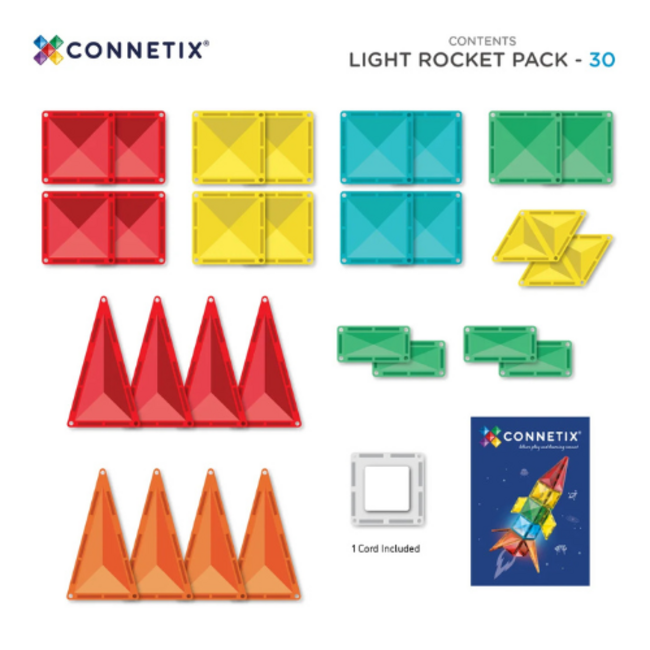 Connetix Raket met licht