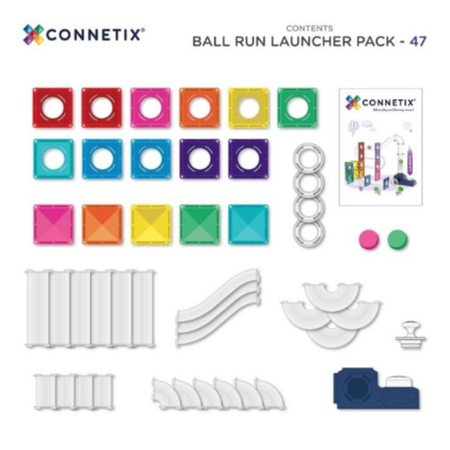 Connetix Ball Run Launcher pack (47st)