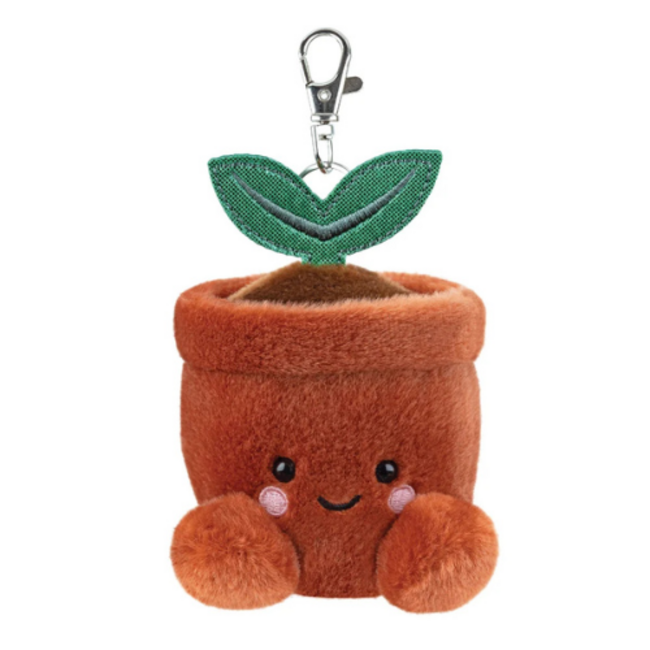 Aurora Palm Pals Sleutelhanger - Potplant , 10cm