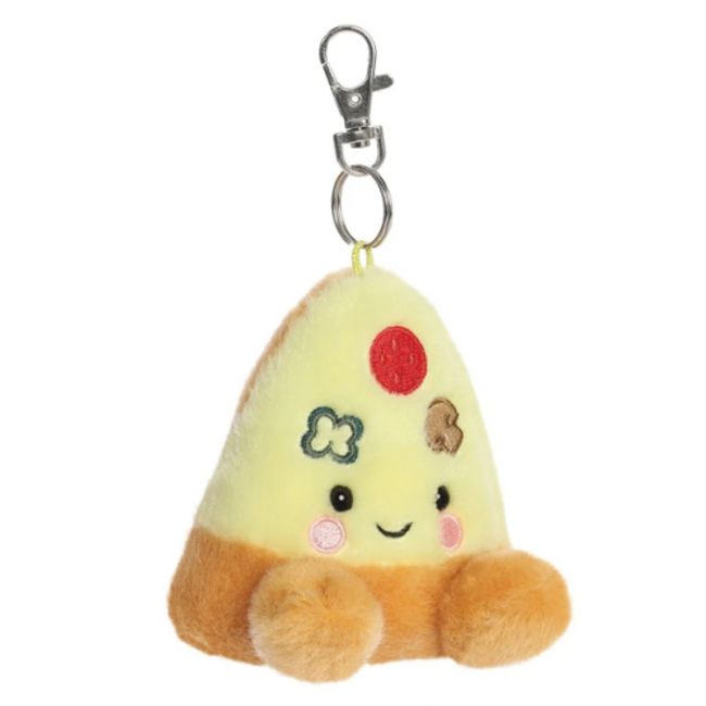 Aurora Palm Pals Sleutelhanger - Pizza, 10cm
