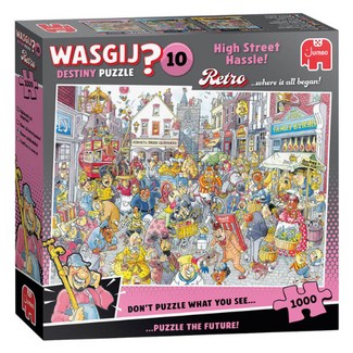 Wasgij by Jumbo Retro Destiny 10 - Gedoe op de hoofdstraat! (1000 stukken)