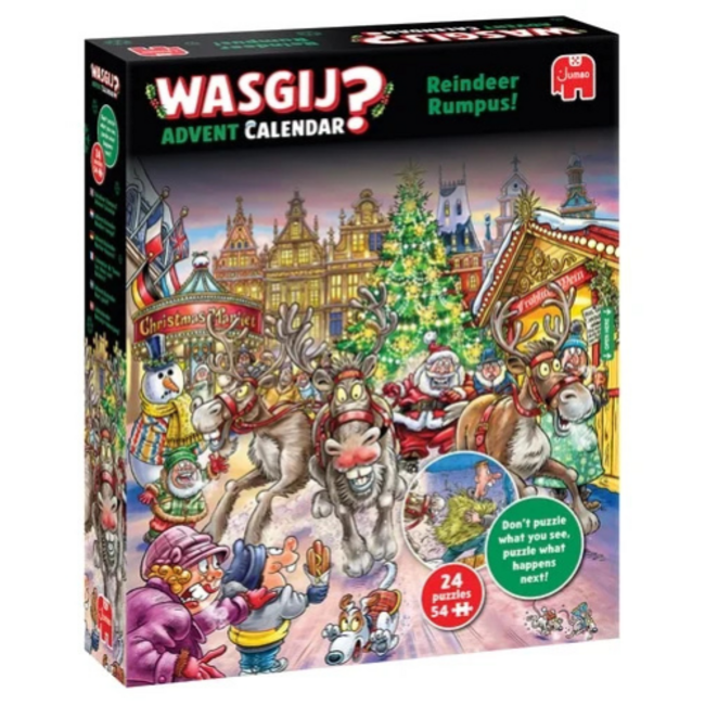 Jumbo Jumbo adventskalender Wasgij kerst