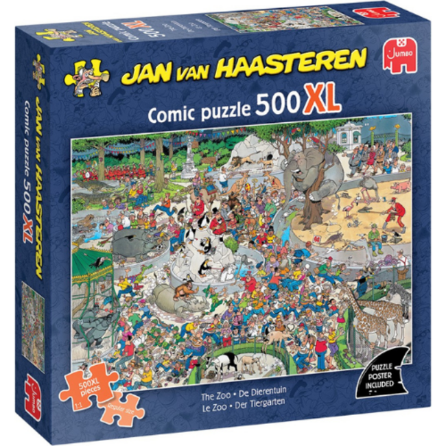 Jumbo Jan van Haasteren 500XL puzzel - De Dierentuin (500 stuks)