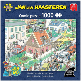 Jumbo Jan van Haasteren puzzel - De wet van Murphy (1000 stukken)