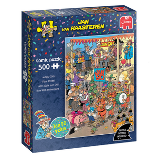 Jumbo Jan van Haasteren puzzel - Gefeliciteerd met de 90e verjaardag! (500 stukken)