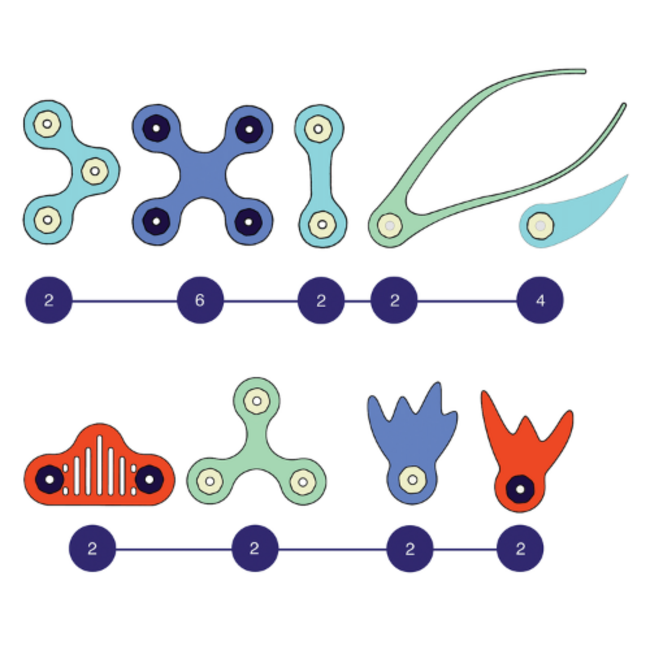 Clixo Magneetspeelgoed - Ocean Creatures