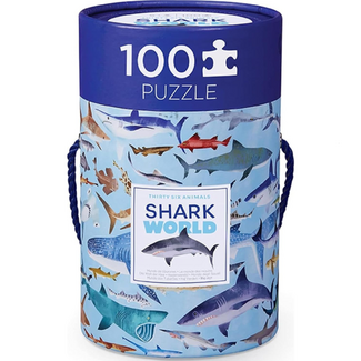 Crocodile Creek 36-puzzel Blauw/Haaien (100st)