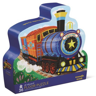Crocodile Creek 36-delige Shaped Box Puzzel - Alles aan boord Crocodile Creek 36-delige Shaped Box Puzzel - Alles aan boord
