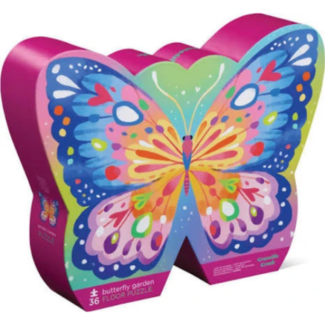Crocodile Creek 36-delige Shaped Box Puzzel - Vlindertuin