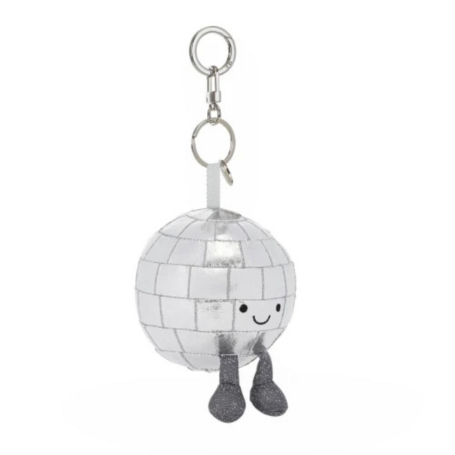 Jellycat Jellycat, Amuseables Disco Ball Key Chain Bag Charm (Discobal sleutelhanger)