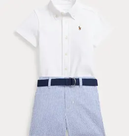 RALPH LAUREN RALPH LAUREN Bermuda blauw/wit gestreept