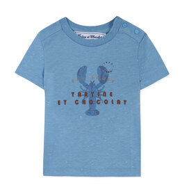 TARTINE ET CHOCOLAT TARTINE ET CHOCOLAT T-shirt blauw