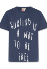 AMERICAN OUTFITTERS Ao76 Mat tshirt surfing indigo