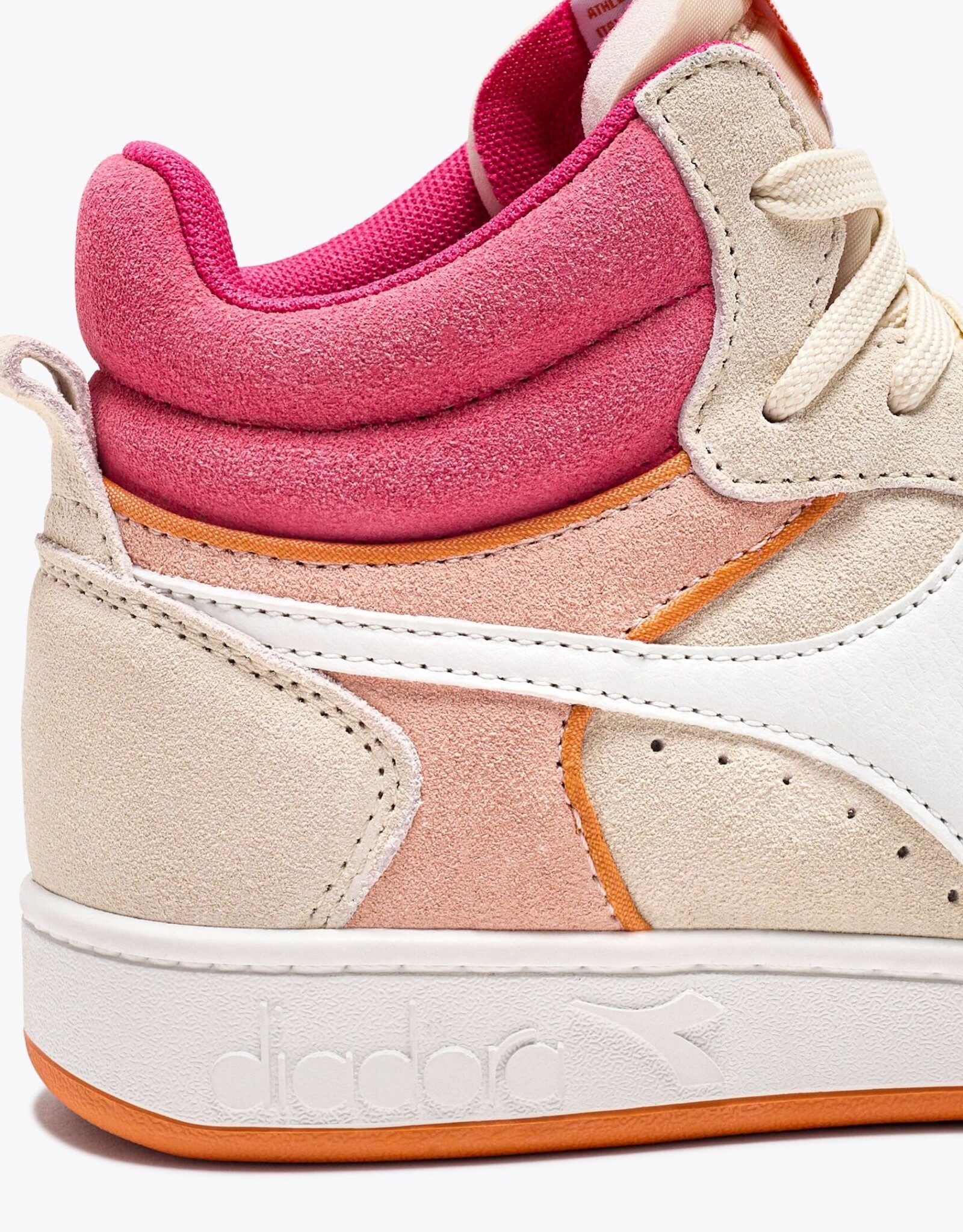 DIADORA DIADORA Magic basket demi suede wn whisper white/pastel rose