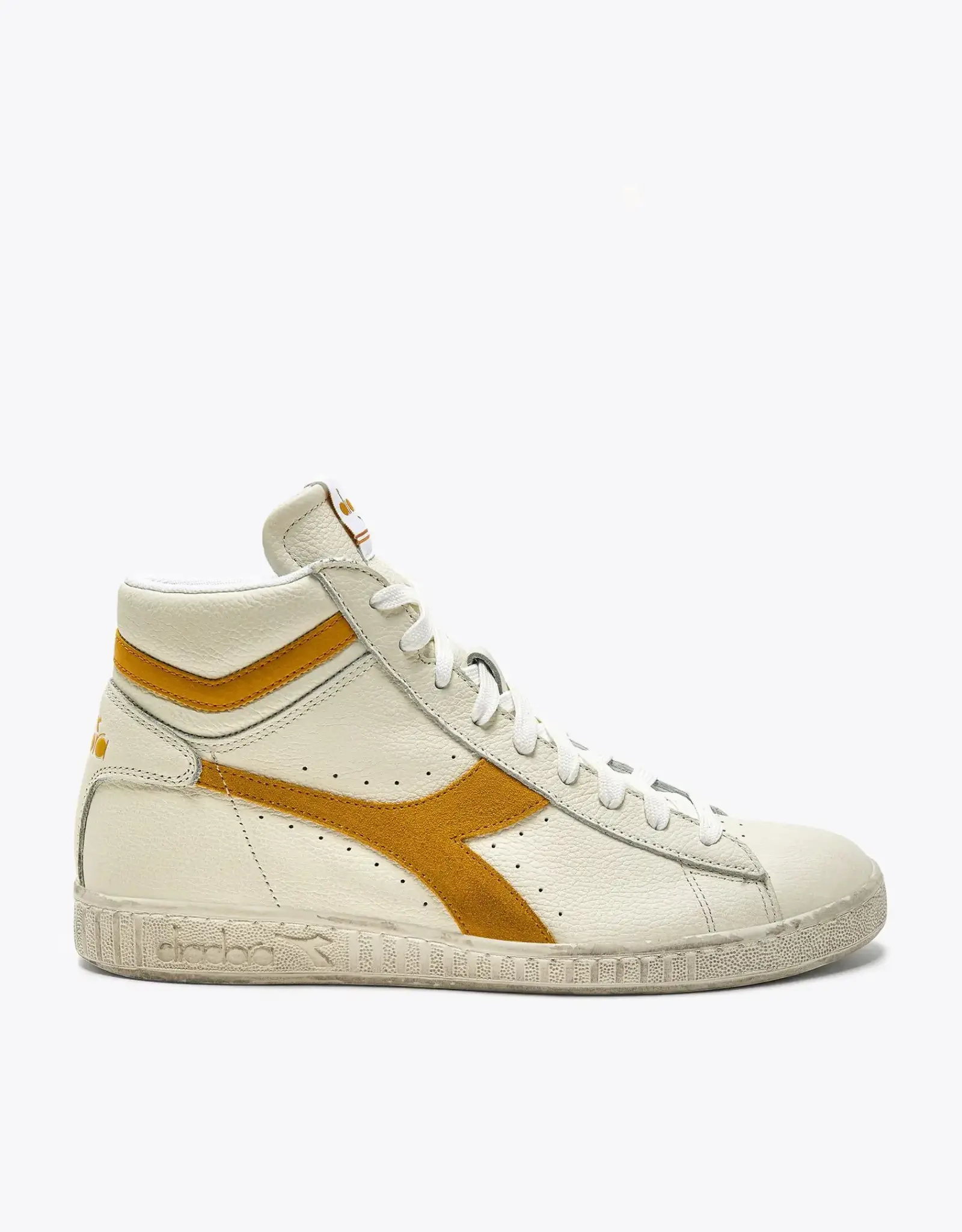 DIADORA DIADORA Game L high waxed suede pop white/calendula