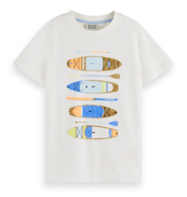 SCOTCH & SODA SCOTCH & SODA T-shirt wit surf