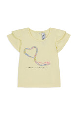 TARTINE ET CHOCOLAT TARTINE ET CHOCOLAT T-shirt geel