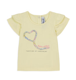 TARTINE ET CHOCOLAT TARTINE ET CHOCOLAT T-shirt geel