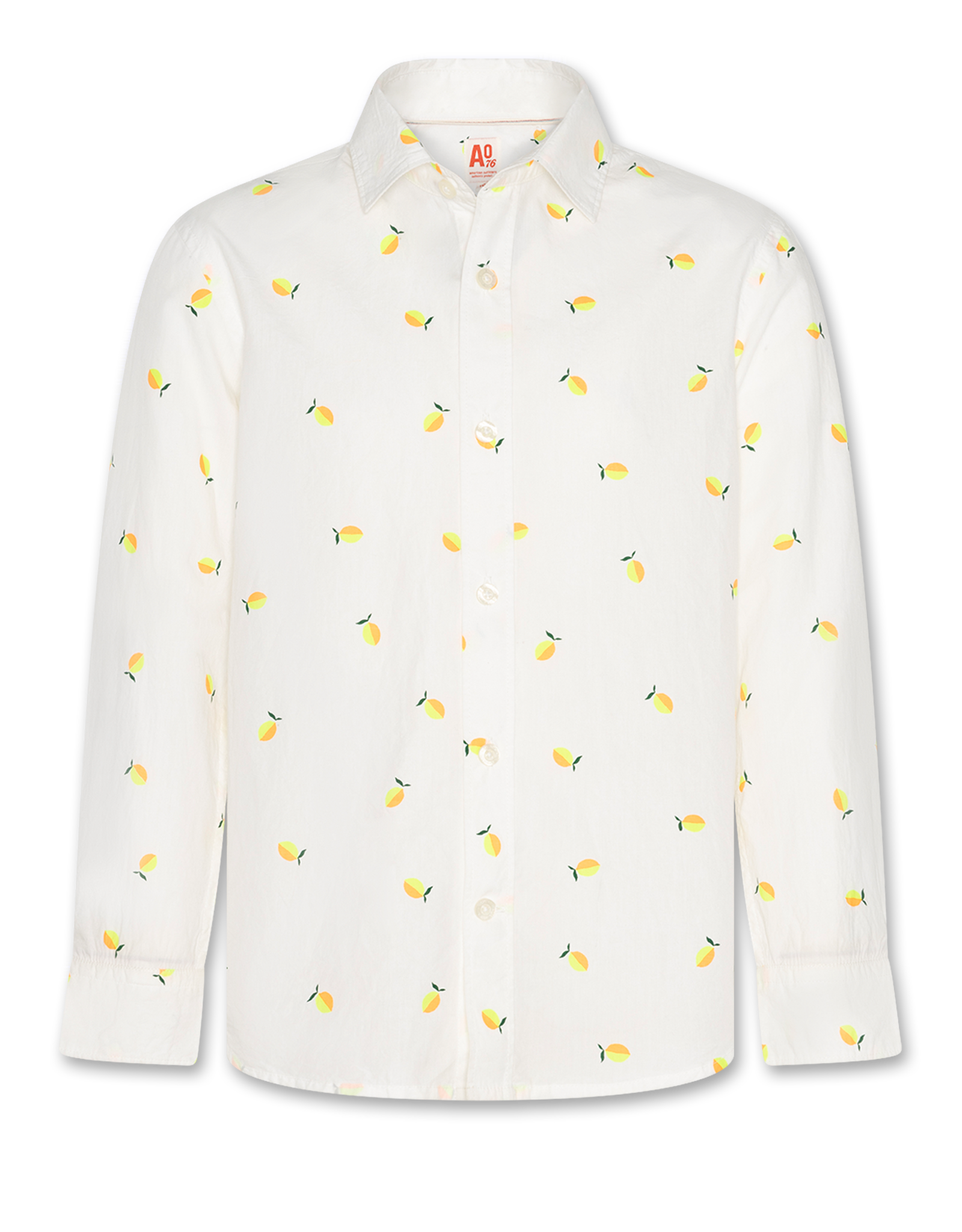 AMERICAN OUTFITTERS Ao76 Axel shirt lemon aop white