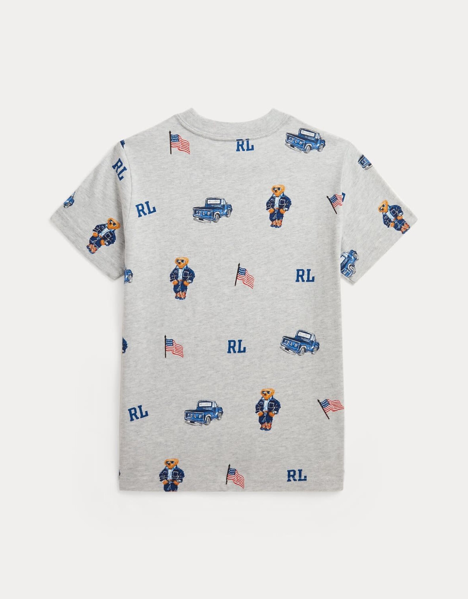 RALPH LAUREN RALPH LAUREN T-shirt grijs met print