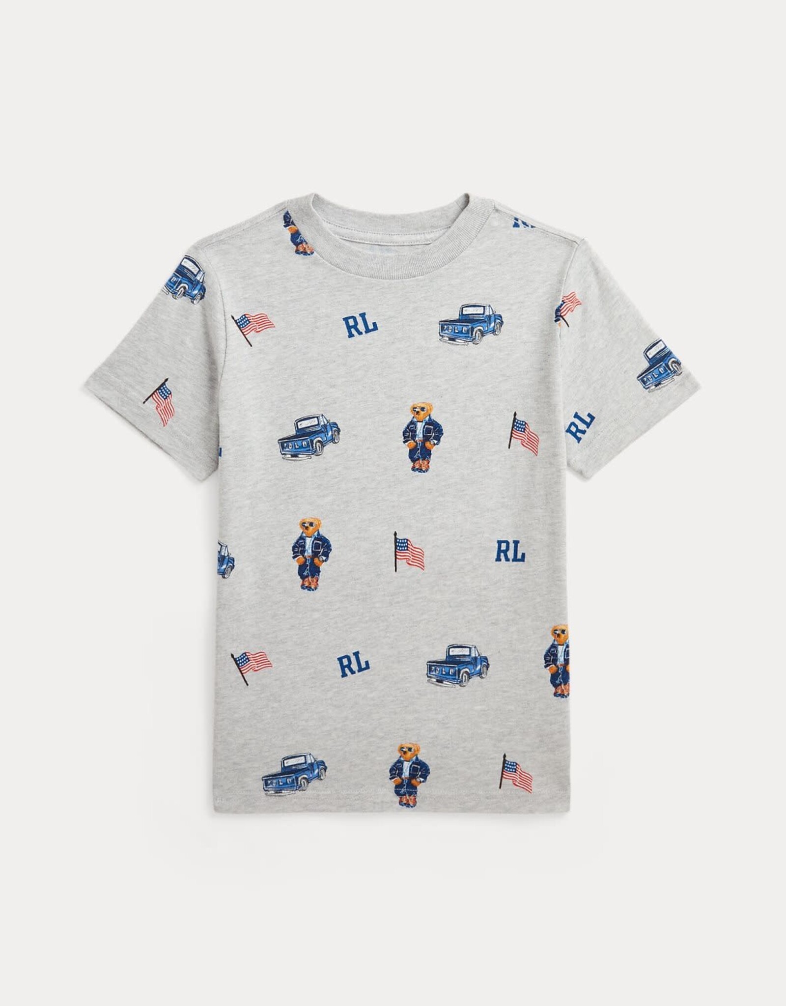 RALPH LAUREN RALPH LAUREN T-shirt grijs met print