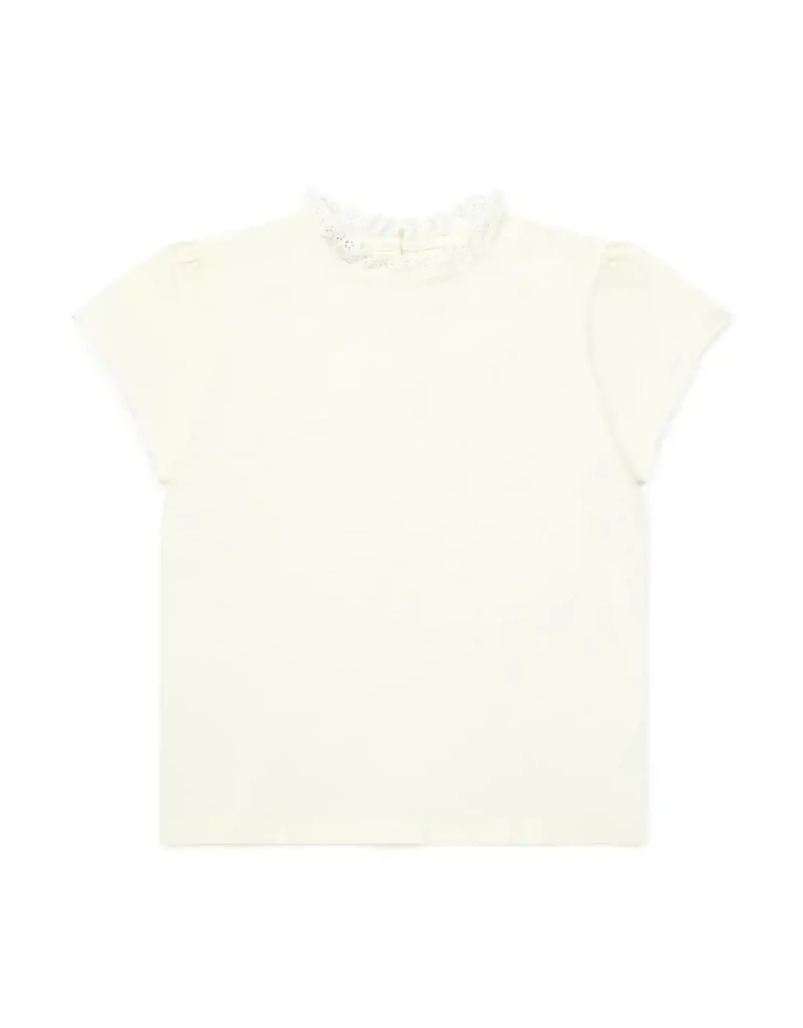 BONTON BONTON T-shirt tiliateef col dentelle