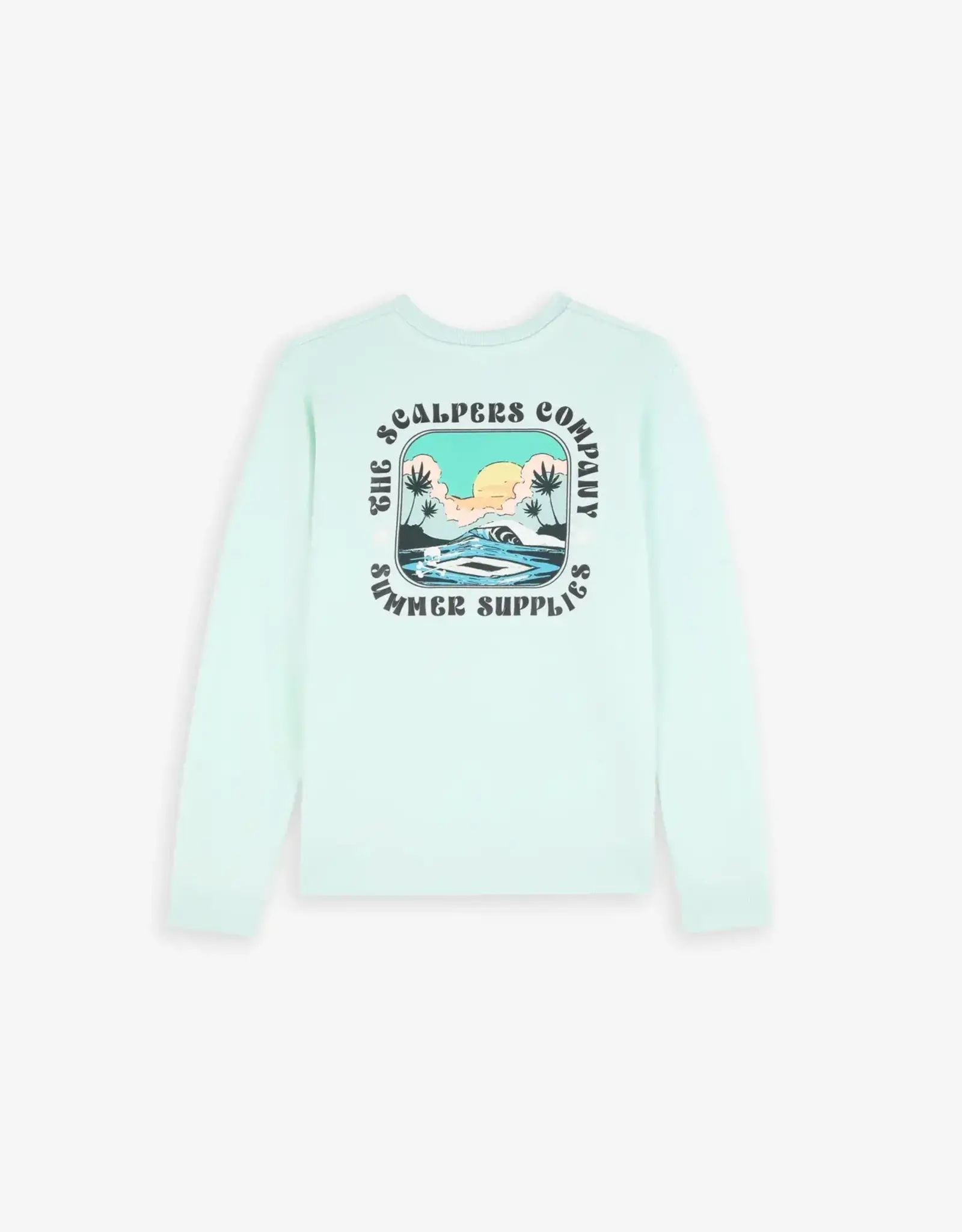 SCALPERS SCALPERS Company sweater light water