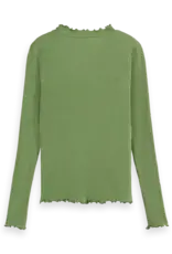 SCOTCH & SODA SCOTCH & SODA Long-sleeved ribbed fresh military