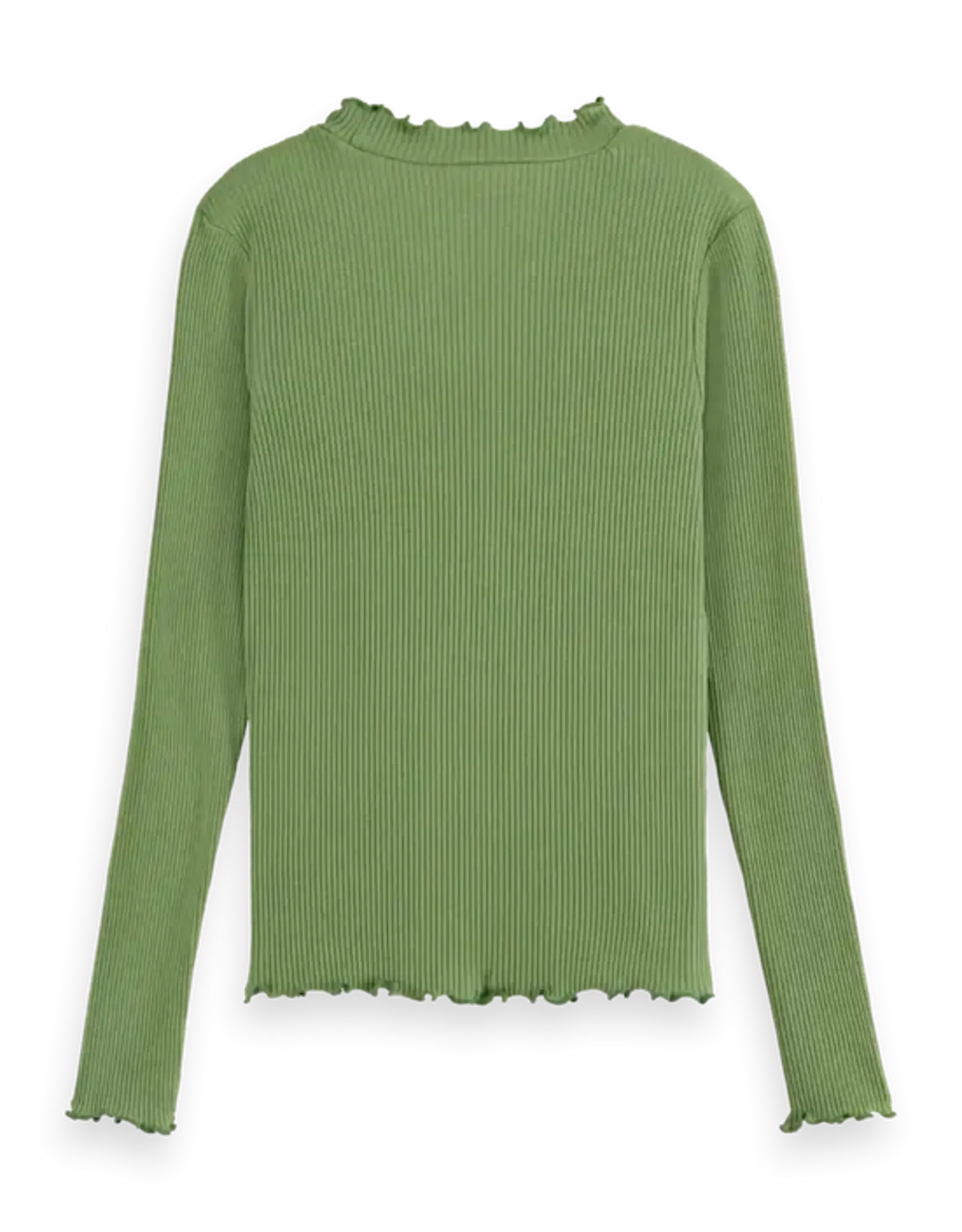 SCOTCH & SODA SCOTCH & SODA Long-sleeved ribbed fresh military