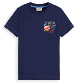 SCOTCH & SODA SCOTCH & SODA Regular fit t-shirt with front navy