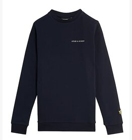 LYLE & SCOTT LYLE & SCOTT Script embroidered sweatshirt dark navy