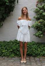 DESIGNERS REMIX DESIGNERS REMIX Luna off-shoulder top cream