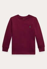 RALPH LAUREN RALPH LAUREN T-shirt l/m bordeaux
