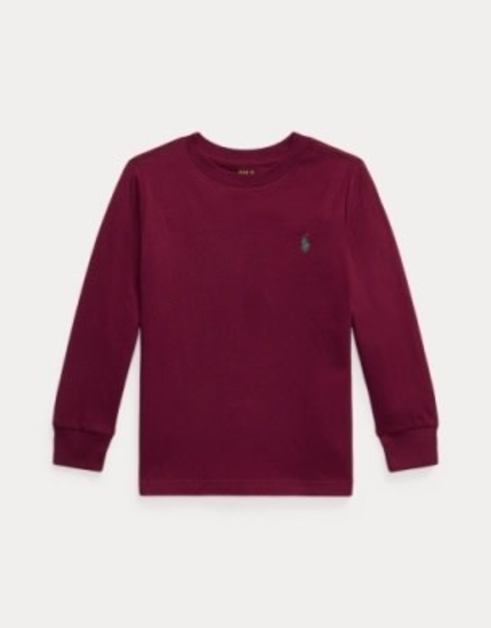 RALPH LAUREN RALPH LAUREN T-shirt l/m bordeaux