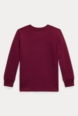 RALPH LAUREN RALPH LAUREN T-shirt l/m bordeaux