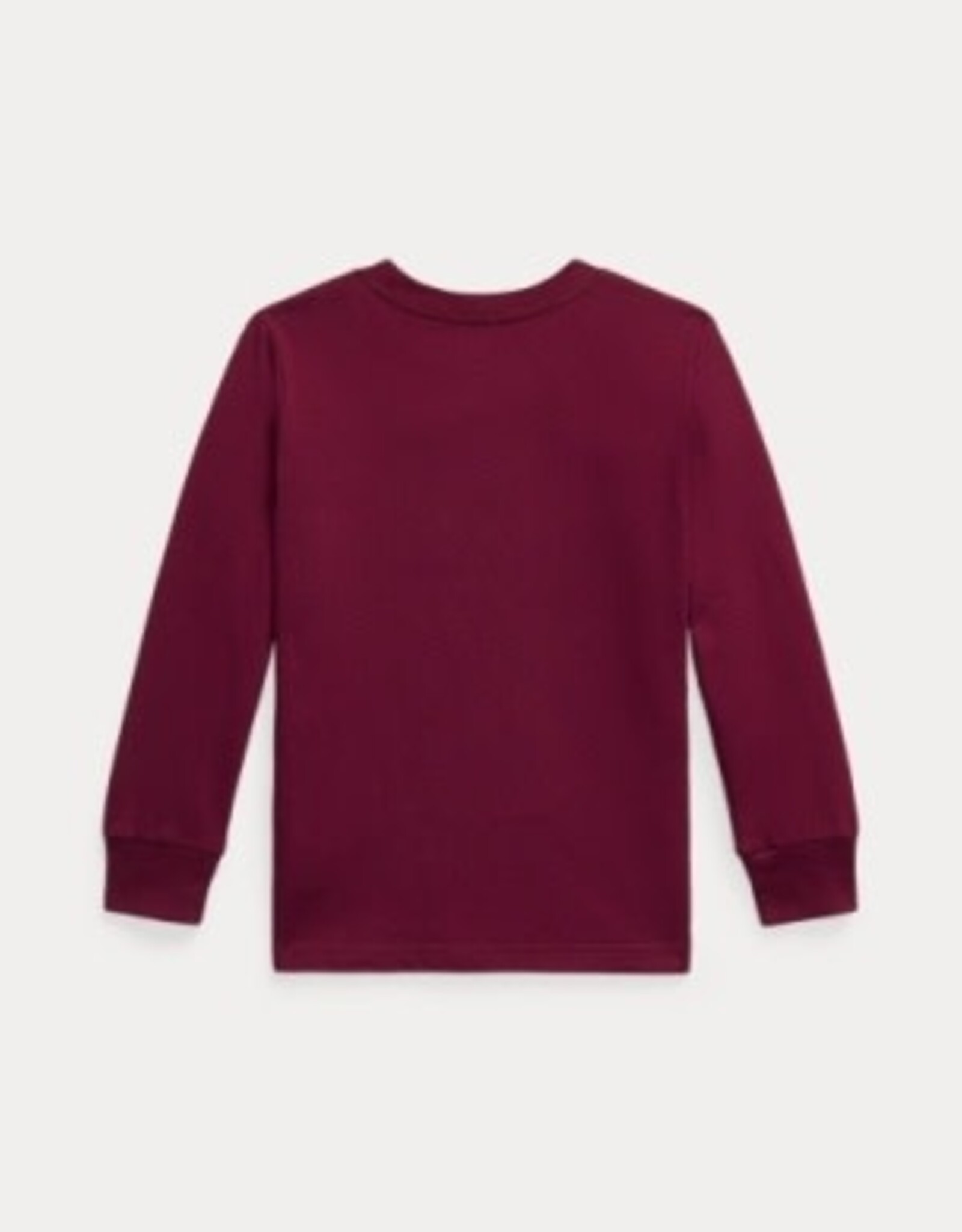 RALPH LAUREN RALPH LAUREN T-shirt l/m bordeaux