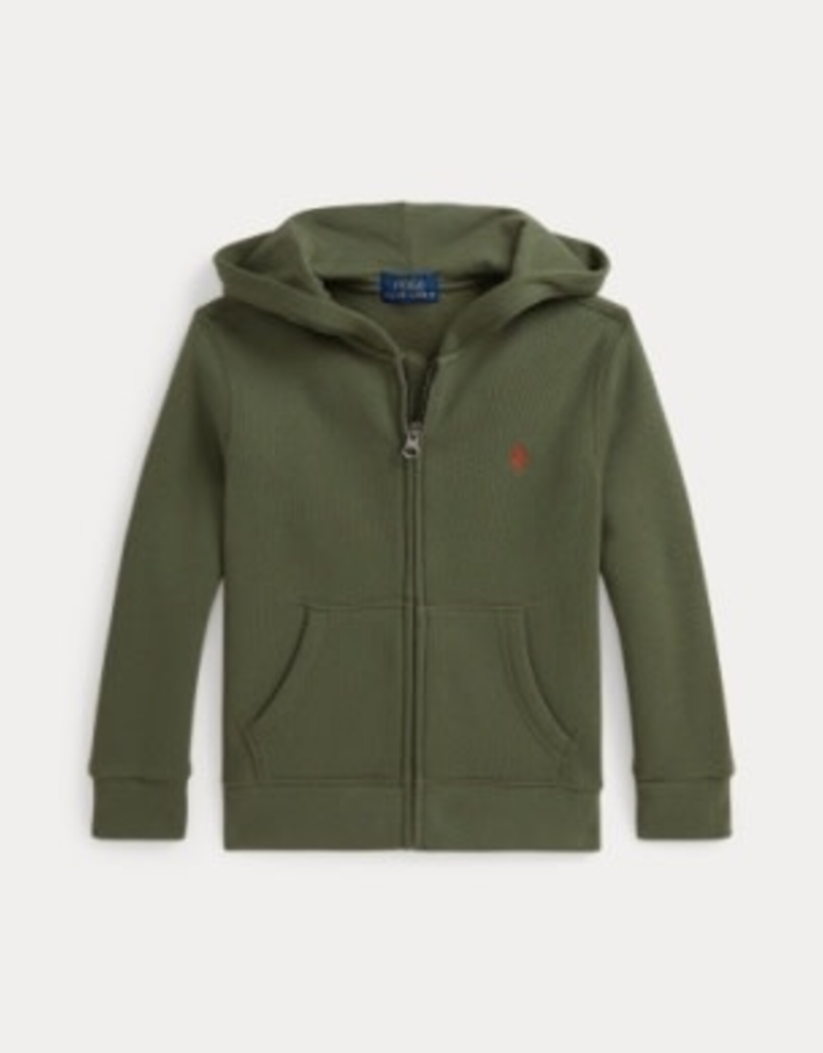 RALPH LAUREN RALPH LAUREN Sweater rits en kap kaki