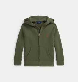 RALPH LAUREN RALPH LAUREN Sweater rits en kap kaki