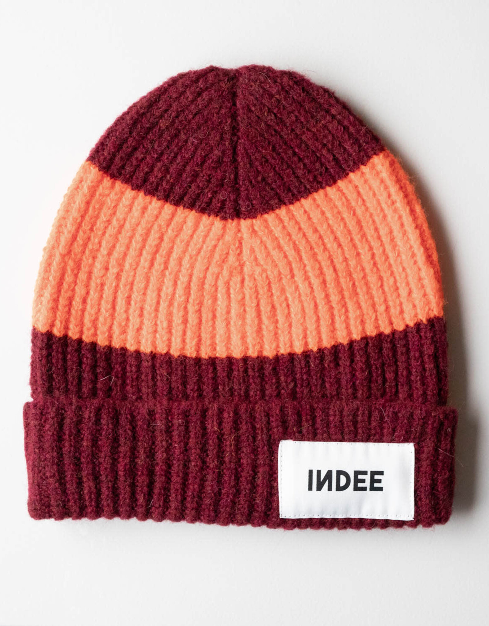 INDEE INDEE Hat tartan merlot