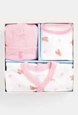 RALPH LAUREN RALPH LAUREN Geschenkdoos 3 stuks wit/roze